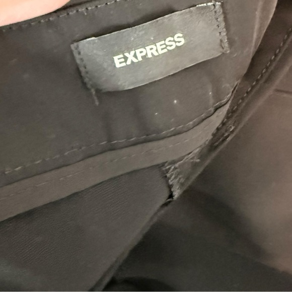 Express Black Wide-Leg Women's Pants - Picture 2 of 7